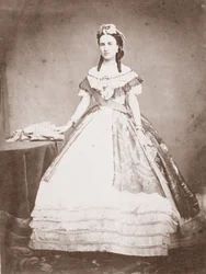 Charlotte de Saxe-Cobourg-Gotha (1840-1927) Princesa da Bélgica e Imperatriz do México